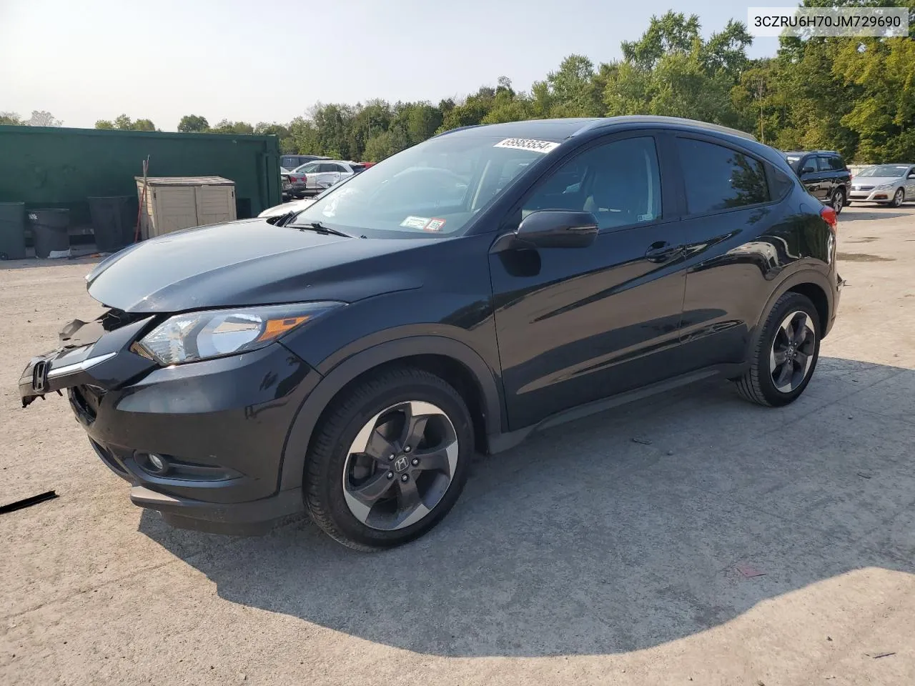 2018 Honda Hr-V Exl VIN: 3CZRU6H70JM729690 Lot: 69983554