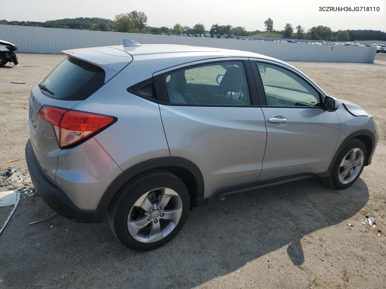 2018 Honda Hr-V Lx VIN: 3CZRU6H36JG718110 Lot: 70282544