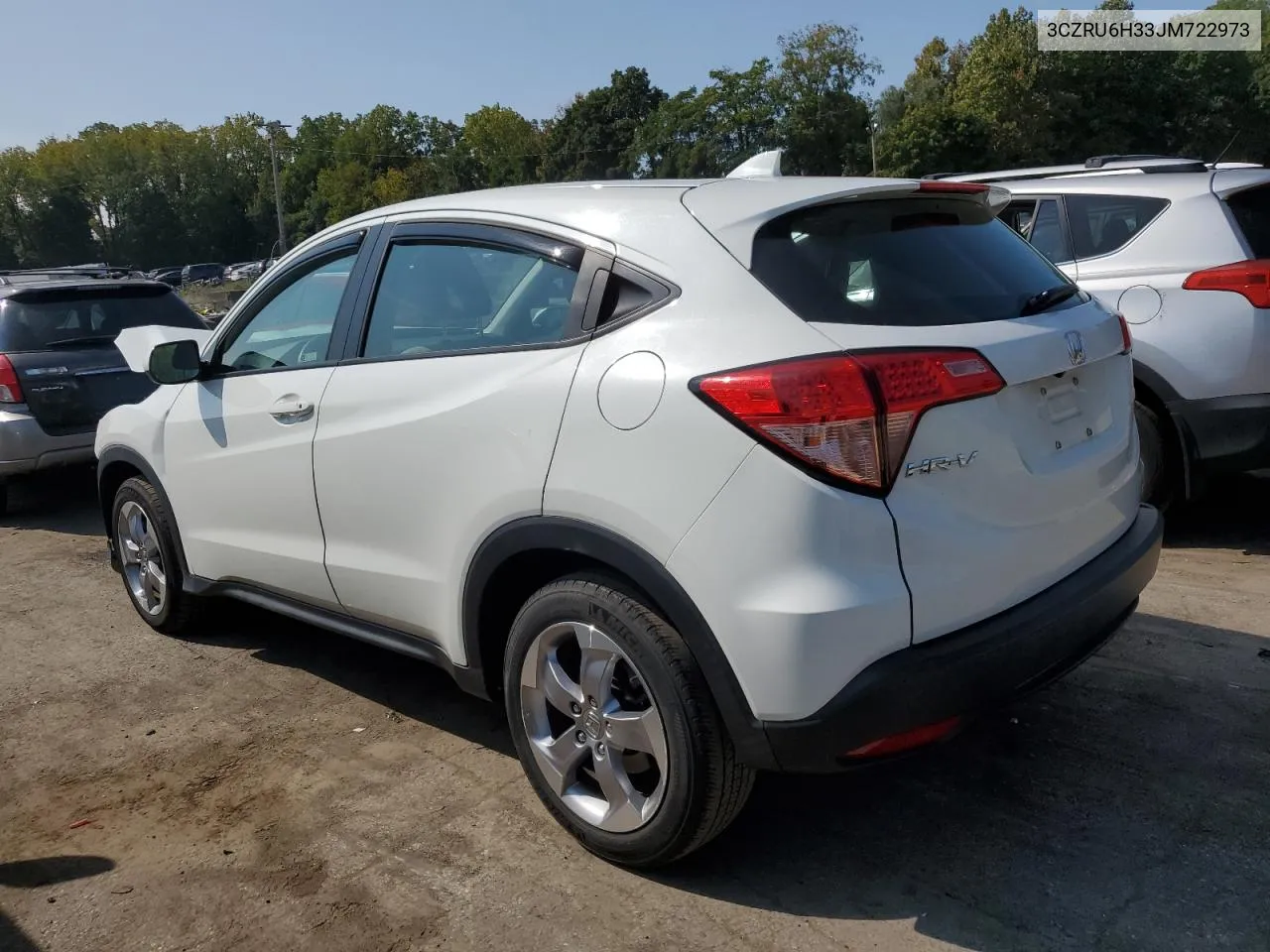 2018 Honda Hr-V Lx VIN: 3CZRU6H33JM722973 Lot: 71402674