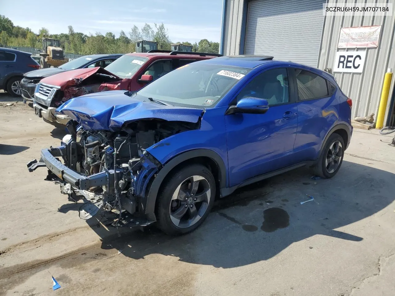 3CZRU6H59JM707184 2018 Honda Hr-V Ex