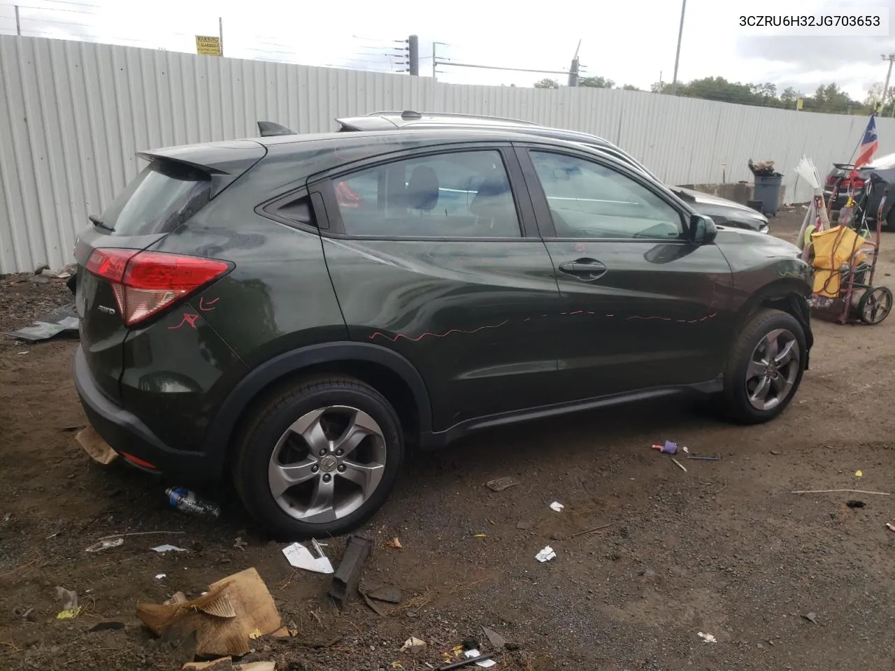 2018 Honda Hr-V Lx VIN: 3CZRU6H32JG703653 Lot: 72413524