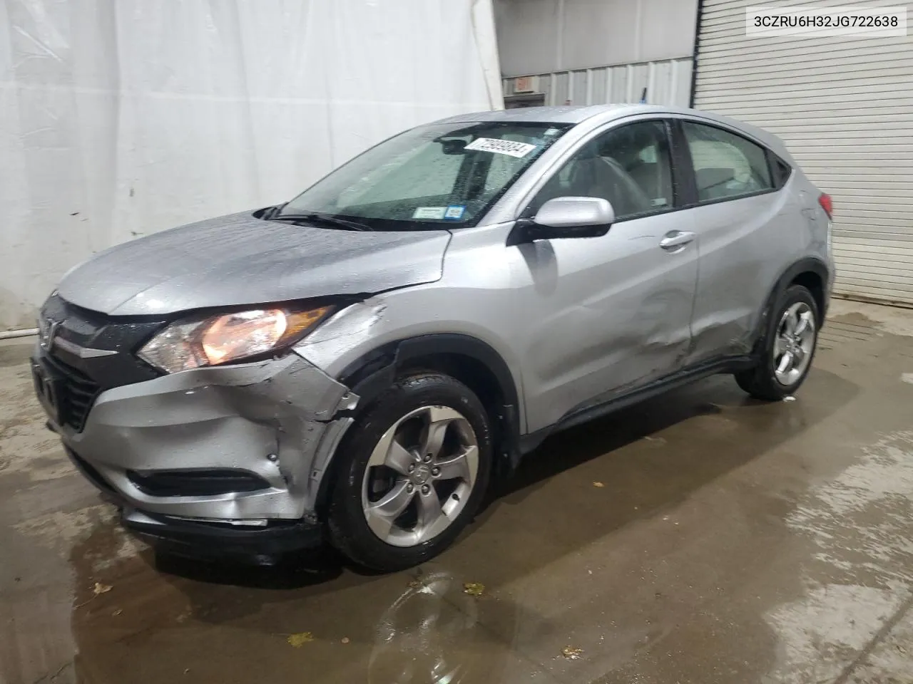 2018 Honda Hr-V Lx VIN: 3CZRU6H32JG722638 Lot: 72989884