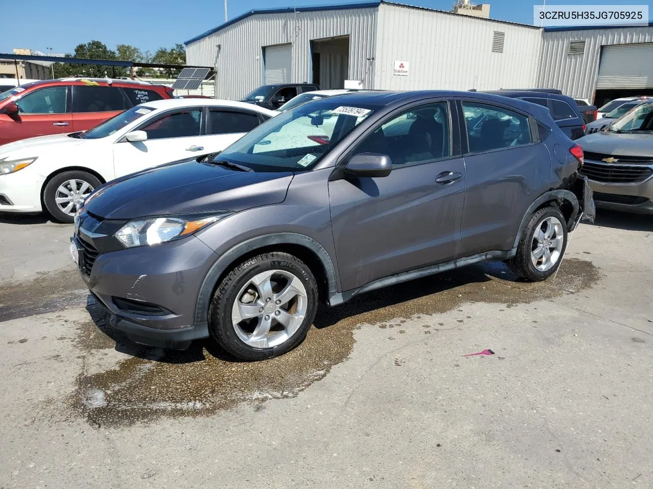 2018 Honda Hr-V Lx VIN: 3CZRU5H35JG705925 Lot: 73539794