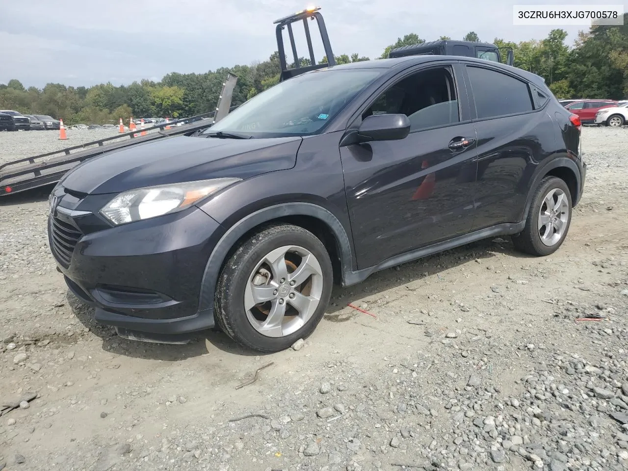 2018 Honda Hr-V Lx VIN: 3CZRU6H3XJG700578 Lot: 73914644