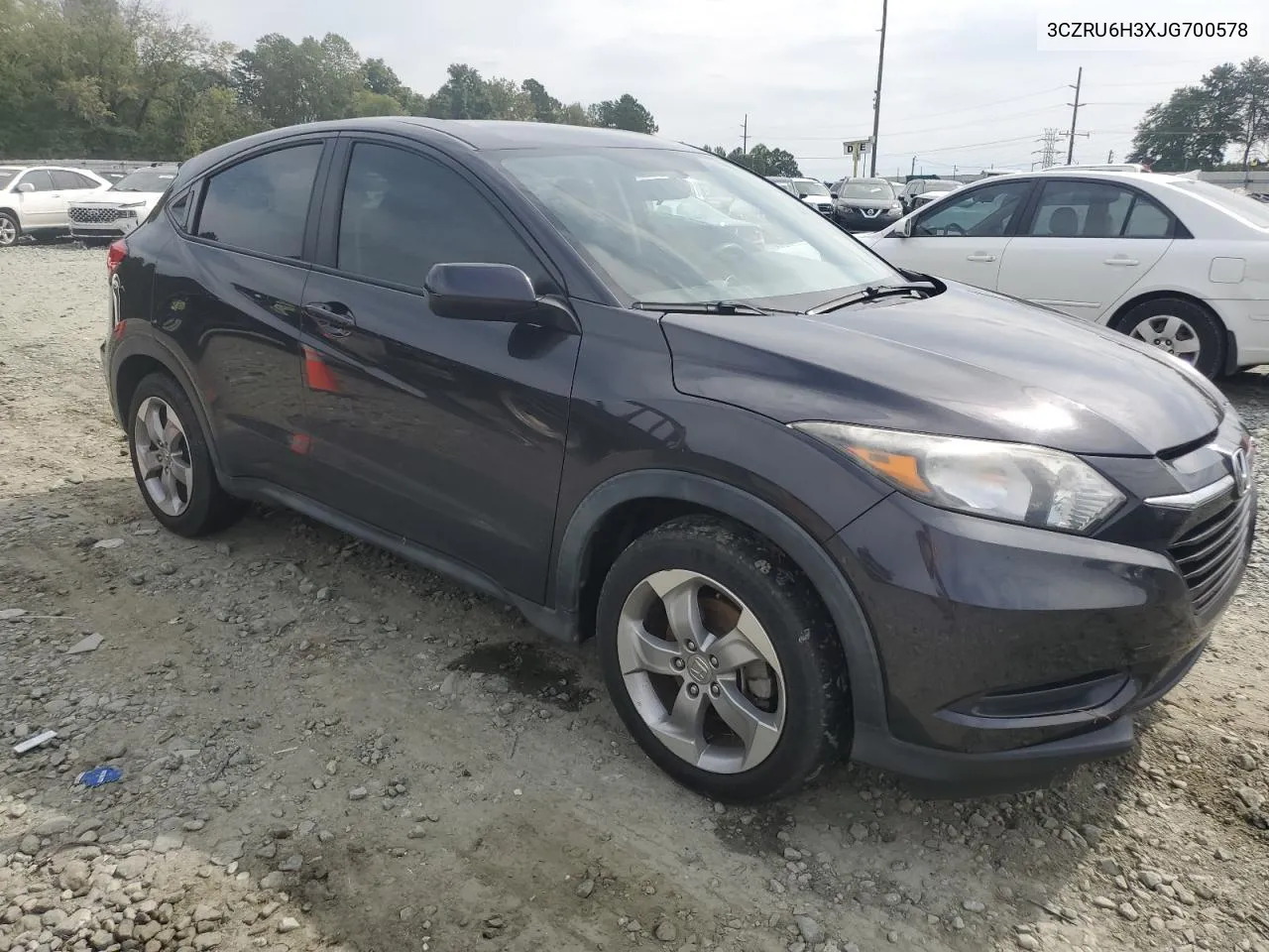 2018 Honda Hr-V Lx VIN: 3CZRU6H3XJG700578 Lot: 73914644