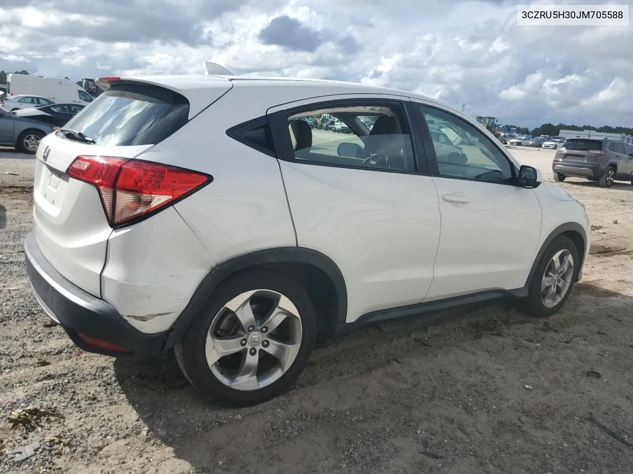 2018 Honda Hr-V Lx VIN: 3CZRU5H30JM705588 Lot: 74574604