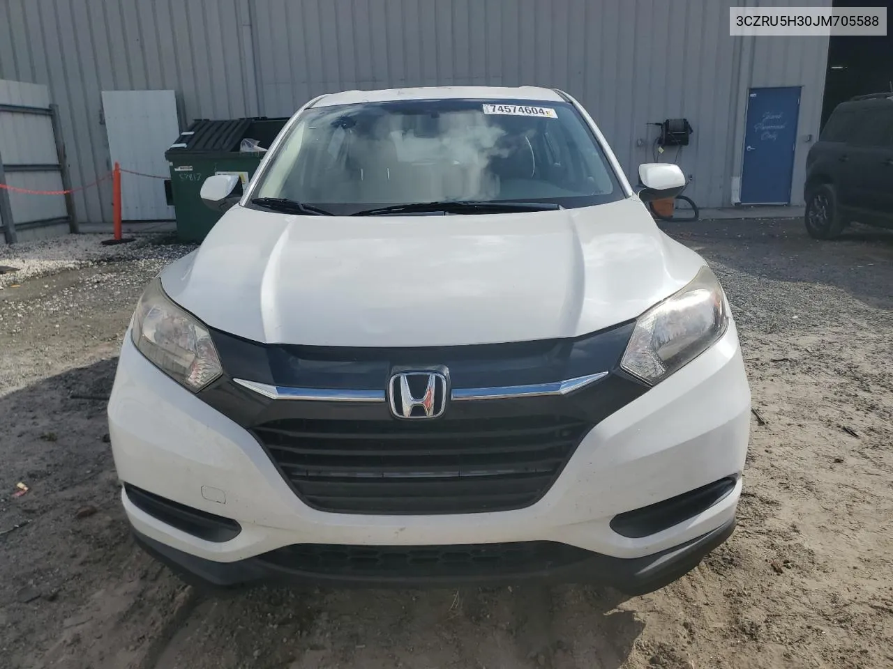 2018 Honda Hr-V Lx VIN: 3CZRU5H30JM705588 Lot: 74574604