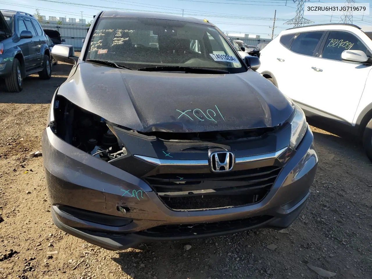 2018 Honda Hr-V Lx VIN: 3CZRU6H31JG719679 Lot: 74913234