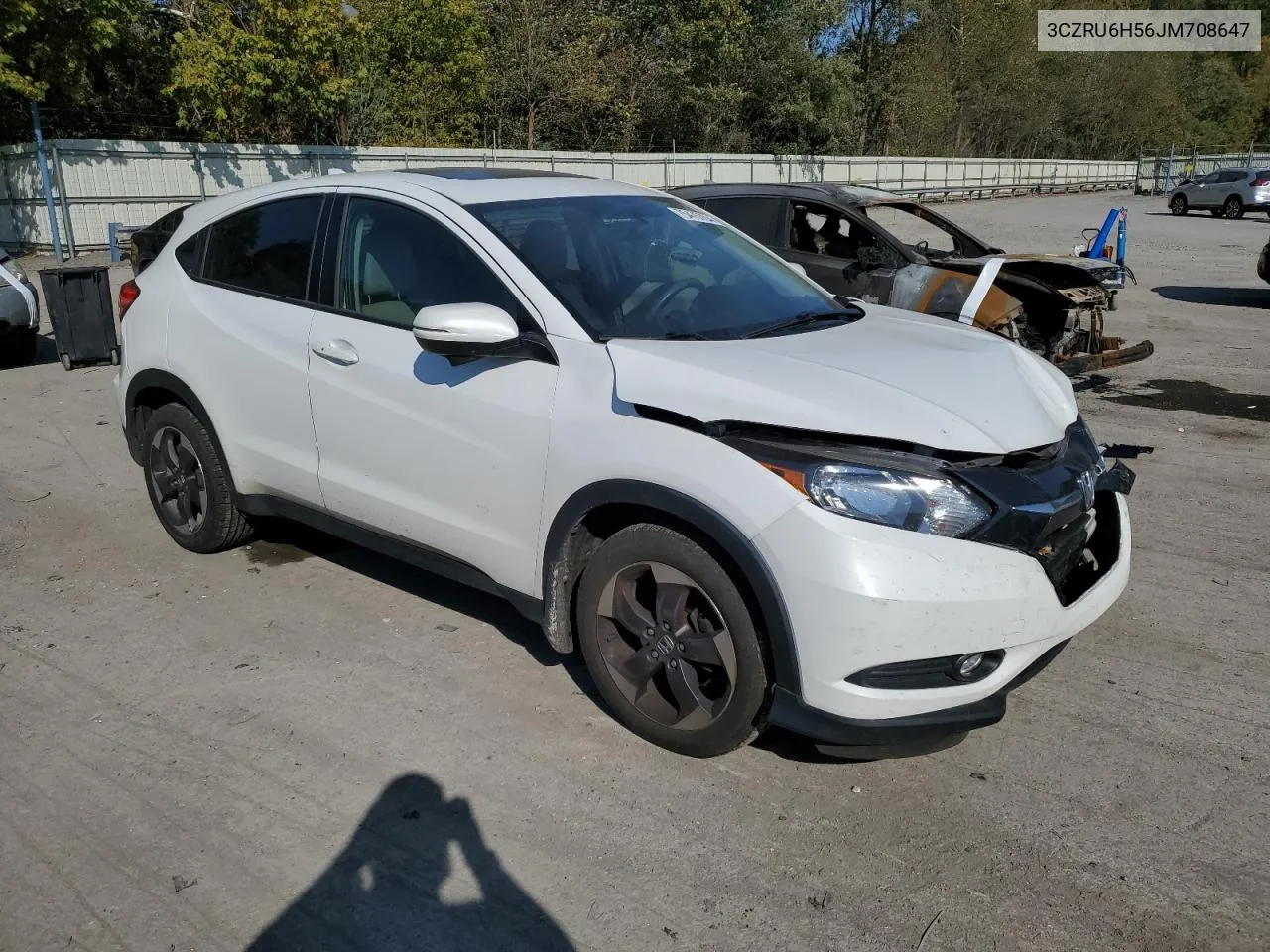 2018 Honda Hr-V Ex VIN: 3CZRU6H56JM708647 Lot: 75475704