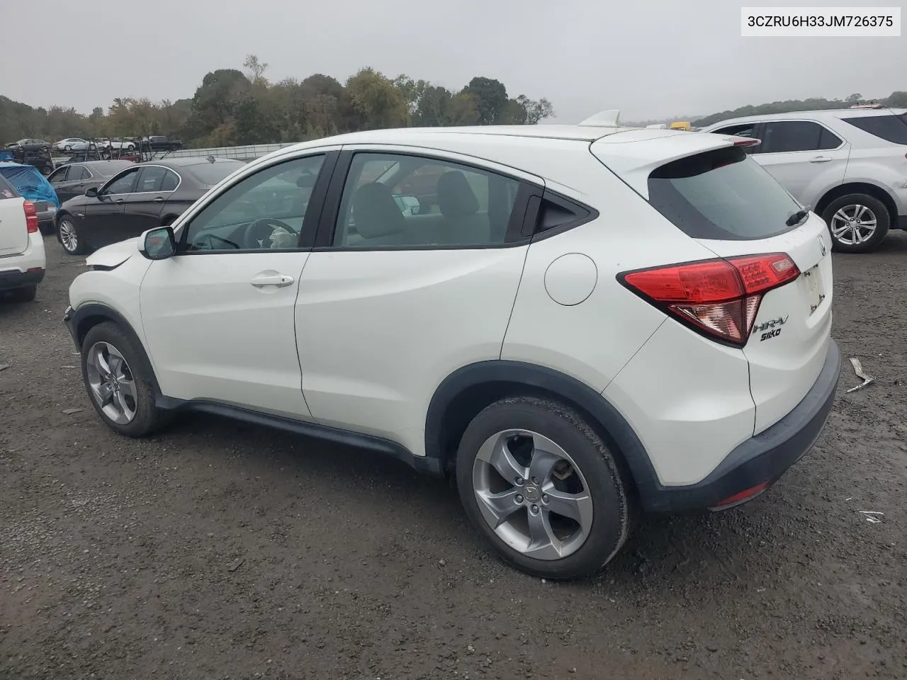 2018 Honda Hr-V Lx VIN: 3CZRU6H33JM726375 Lot: 75706084