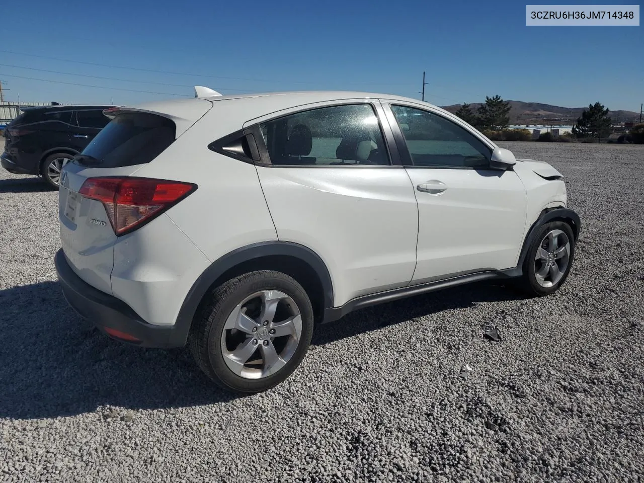 2018 Honda Hr-V Lx VIN: 3CZRU6H36JM714348 Lot: 76073754