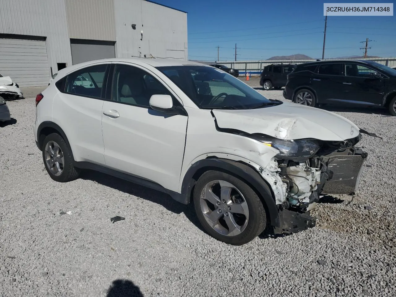 2018 Honda Hr-V Lx VIN: 3CZRU6H36JM714348 Lot: 76073754