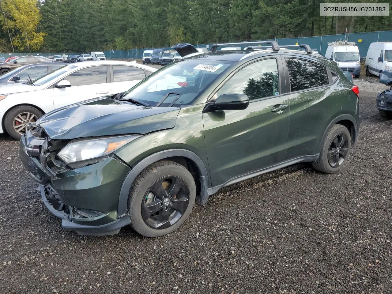 2018 Honda Hr-V Ex VIN: 3CZRU5H56JG701383 Lot: 77149904