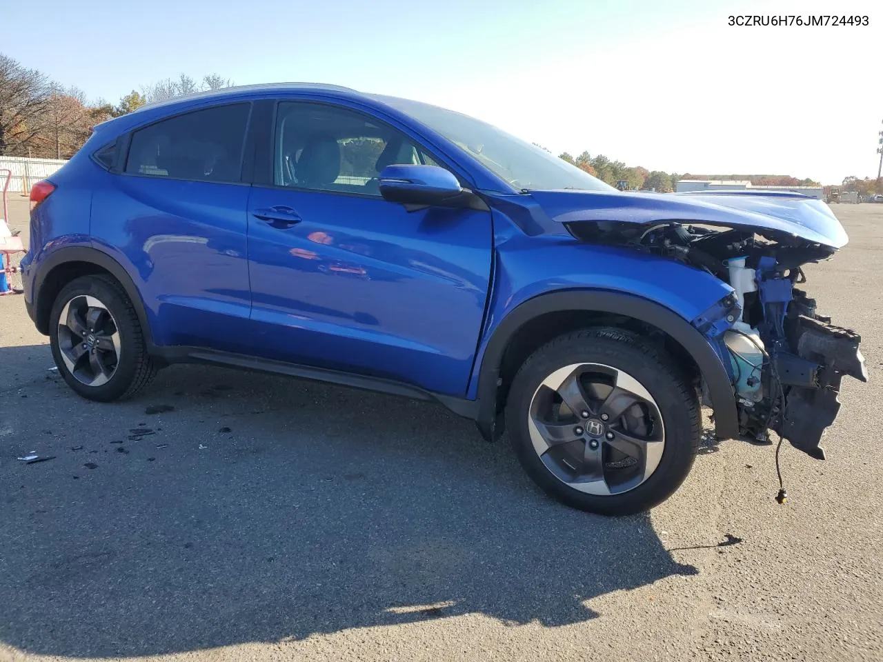 2018 Honda Hr-V Exl VIN: 3CZRU6H76JM724493 Lot: 77203154