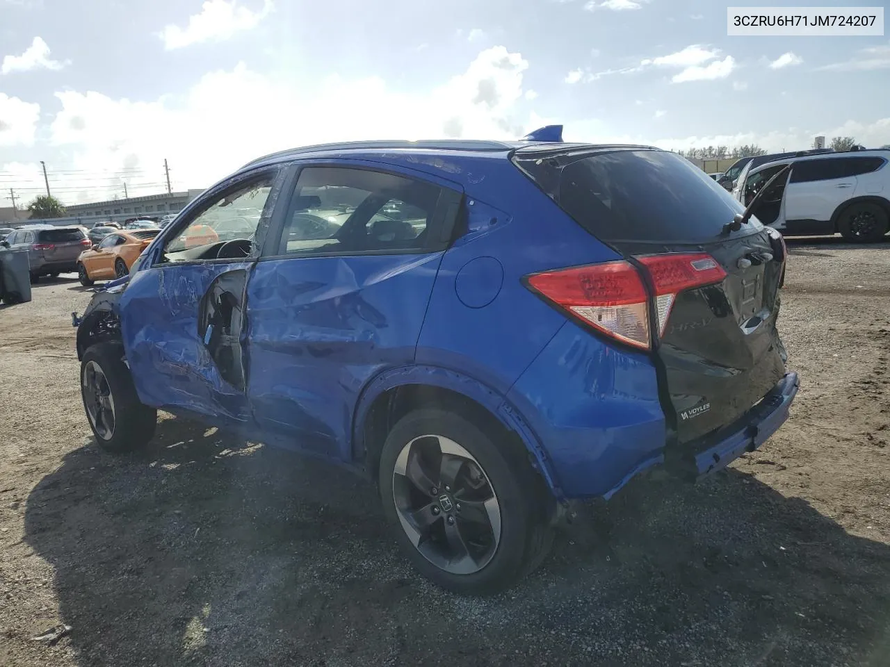 2018 Honda Hr-V Exl VIN: 3CZRU6H71JM724207 Lot: 77437494