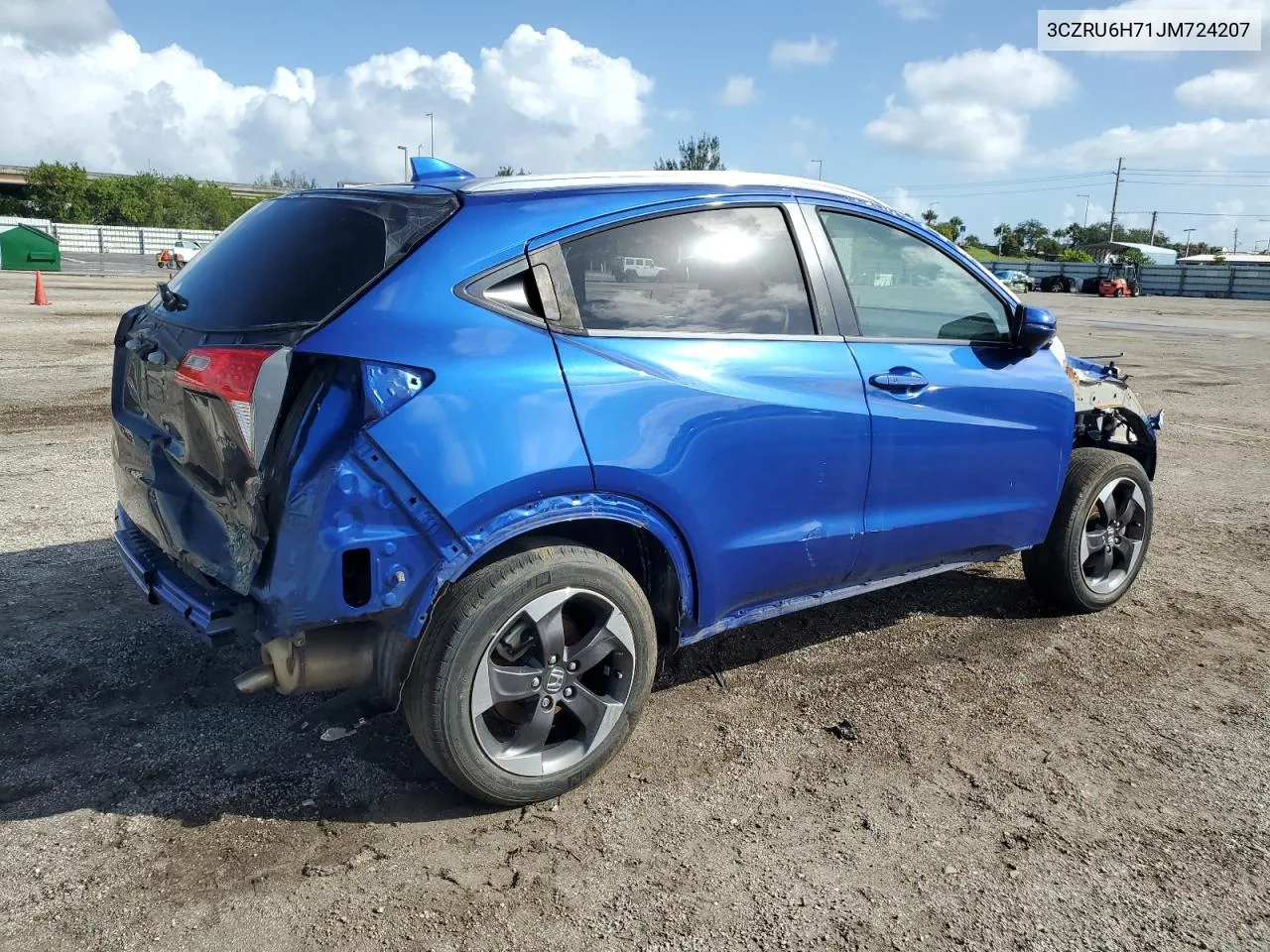 3CZRU6H71JM724207 2018 Honda Hr-V Exl