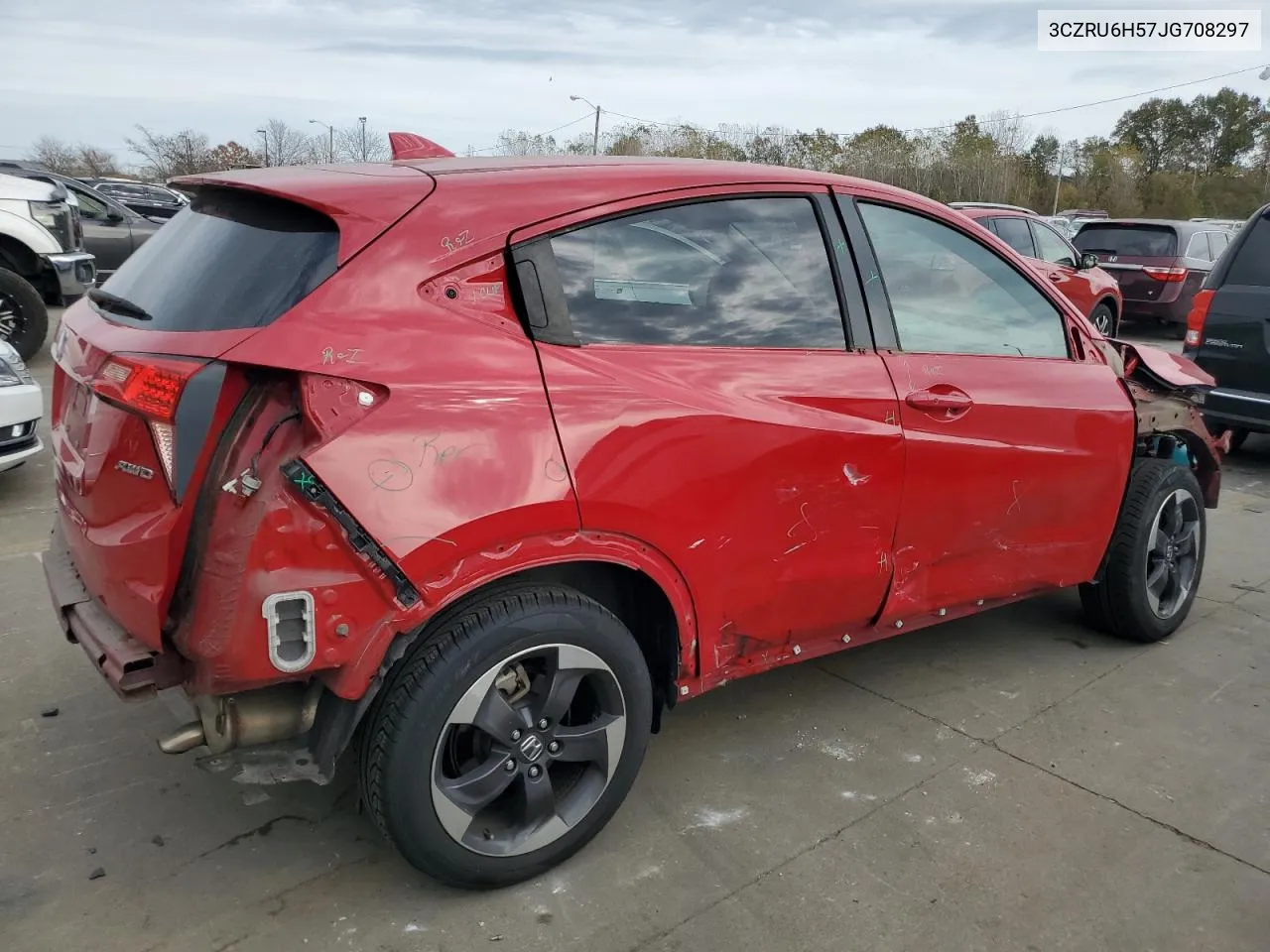 2018 Honda Hr-V Ex VIN: 3CZRU6H57JG708297 Lot: 77655164