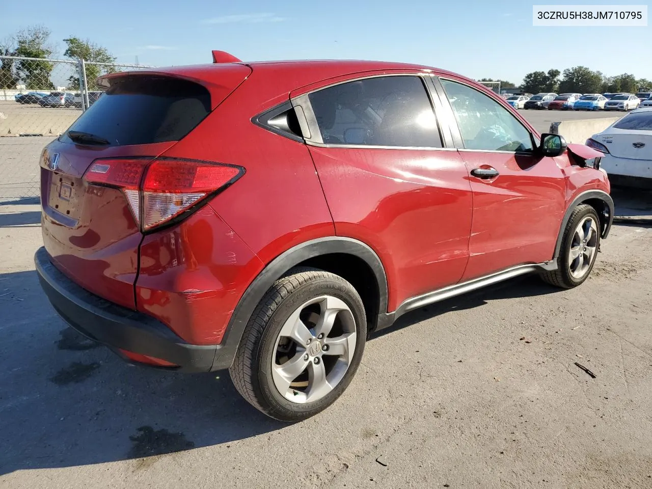 2018 Honda Hr-V Lx VIN: 3CZRU5H38JM710795 Lot: 77671234