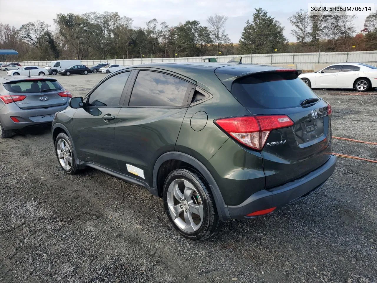 2018 Honda Hr-V Lx VIN: 3CZRU5H36JM706714 Lot: 77900474