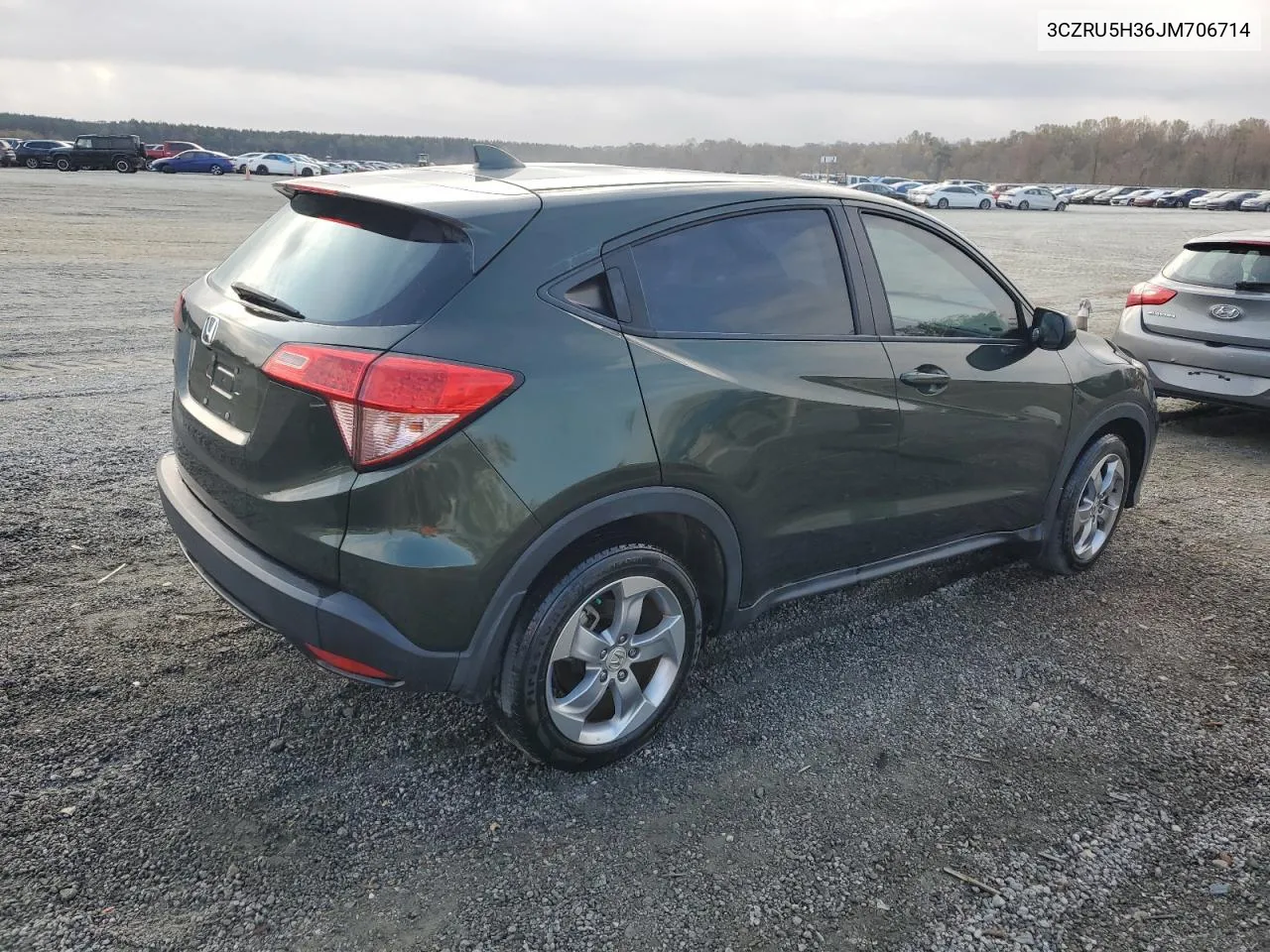 2018 Honda Hr-V Lx VIN: 3CZRU5H36JM706714 Lot: 77900474