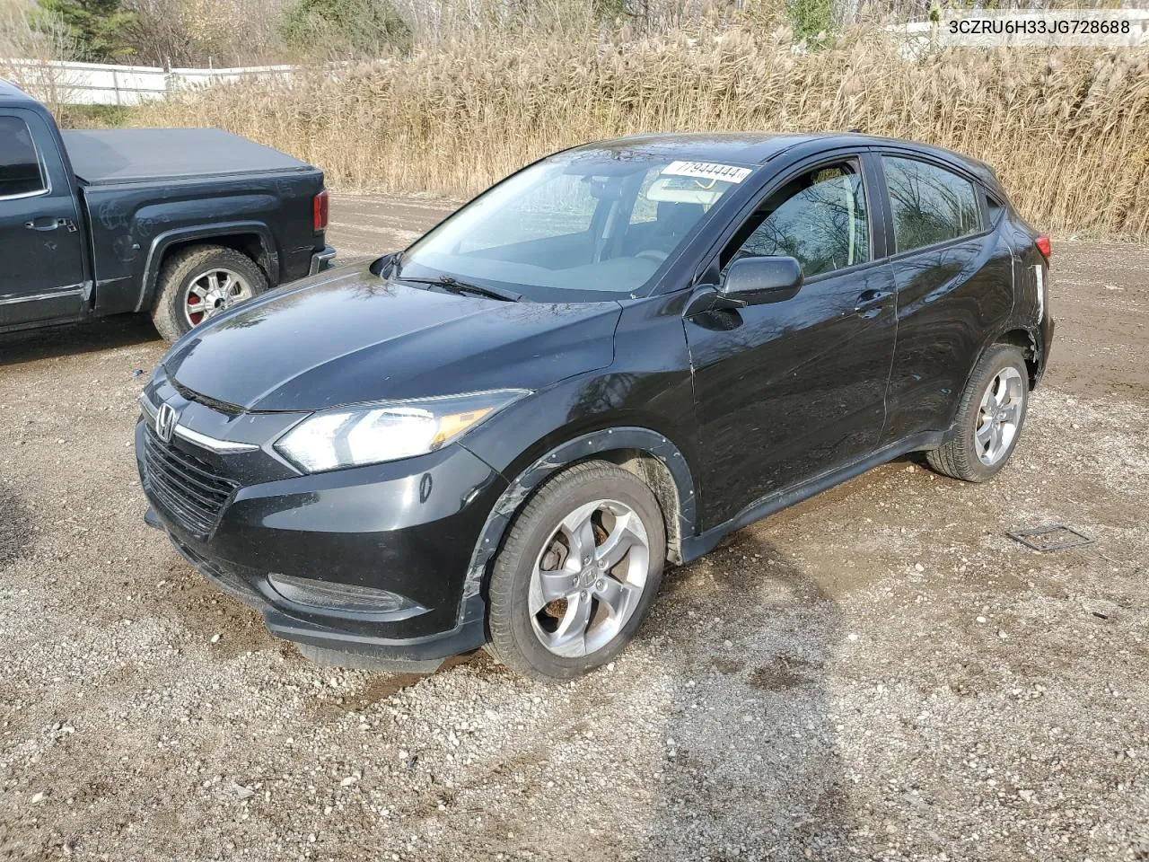 2018 Honda Hr-V Lx VIN: 3CZRU6H33JG728688 Lot: 77944444