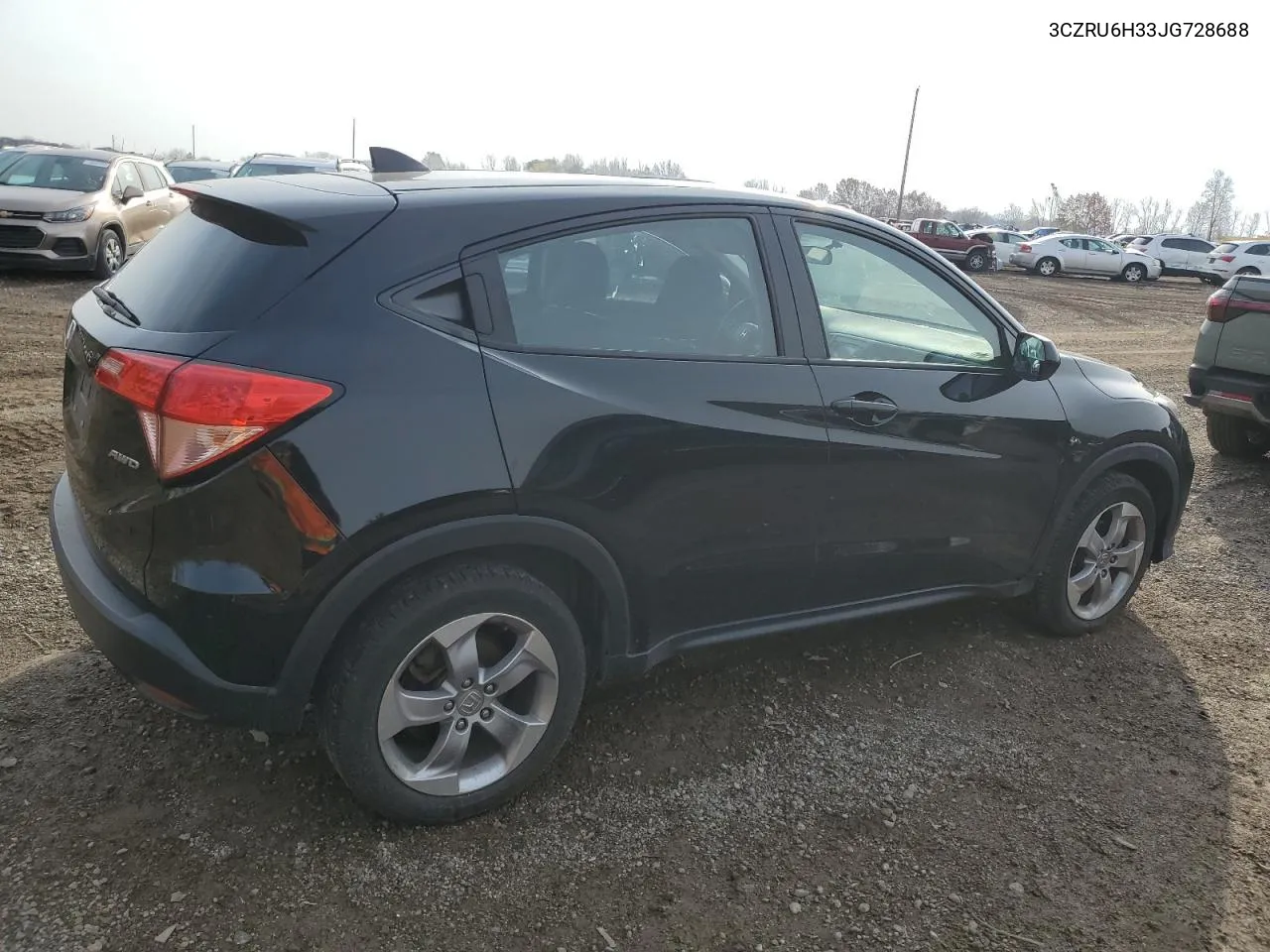 2018 Honda Hr-V Lx VIN: 3CZRU6H33JG728688 Lot: 77944444