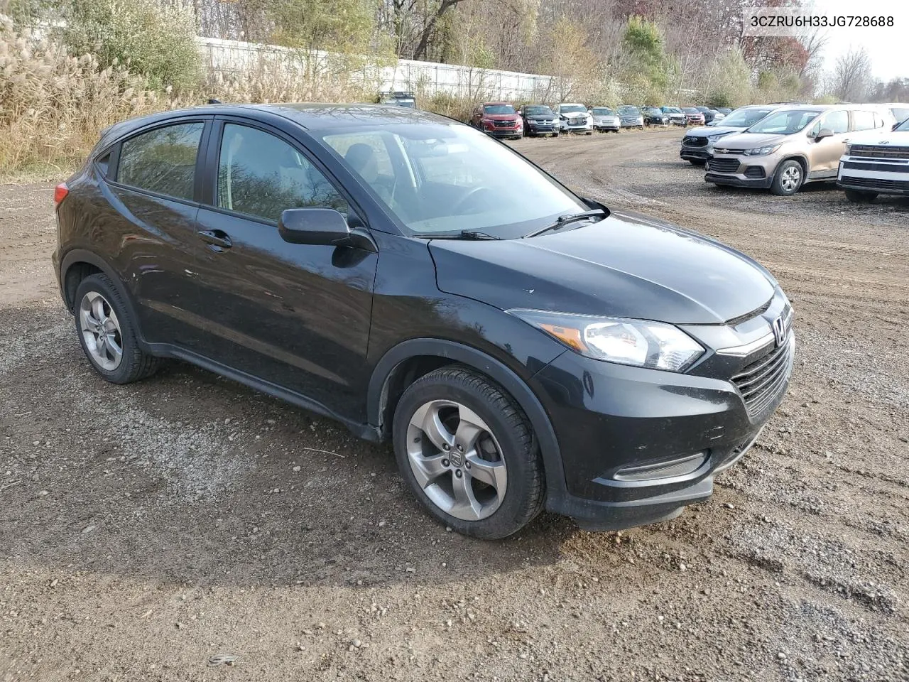 2018 Honda Hr-V Lx VIN: 3CZRU6H33JG728688 Lot: 77944444