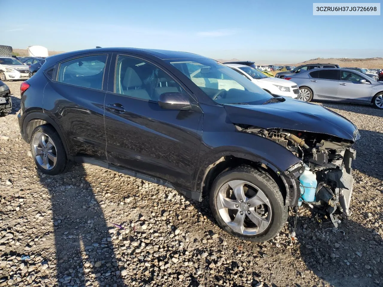 2018 Honda Hr-V Lx VIN: 3CZRU6H37JG726698 Lot: 78287134