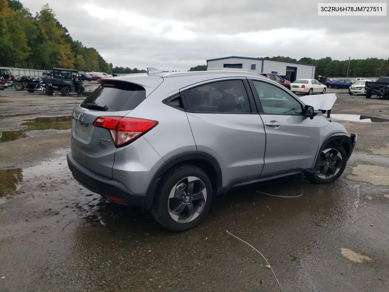 2018 Honda Hr-V Exl VIN: 3CZRU6H78JM727511 Lot: 78758274