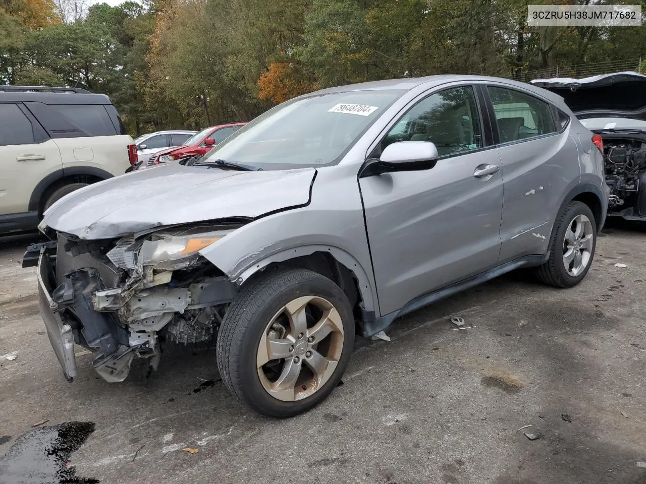 2018 Honda Hr-V Lx VIN: 3CZRU5H38JM717682 Lot: 79648704