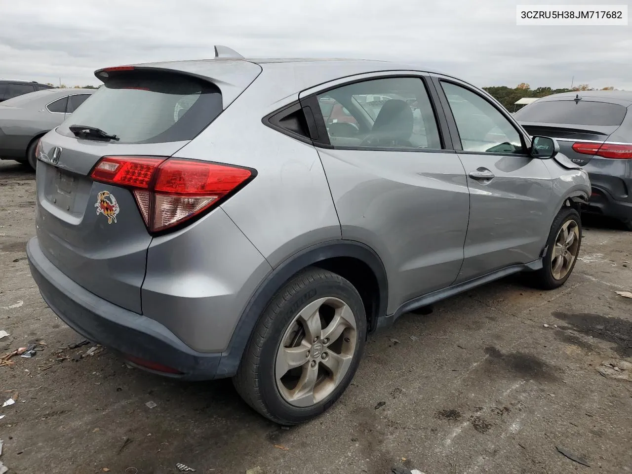 2018 Honda Hr-V Lx VIN: 3CZRU5H38JM717682 Lot: 79648704