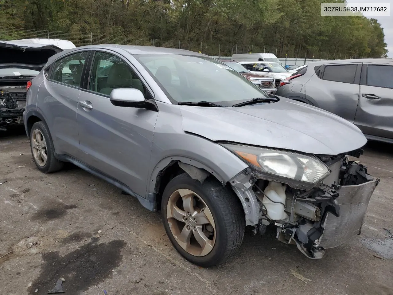 2018 Honda Hr-V Lx VIN: 3CZRU5H38JM717682 Lot: 79648704