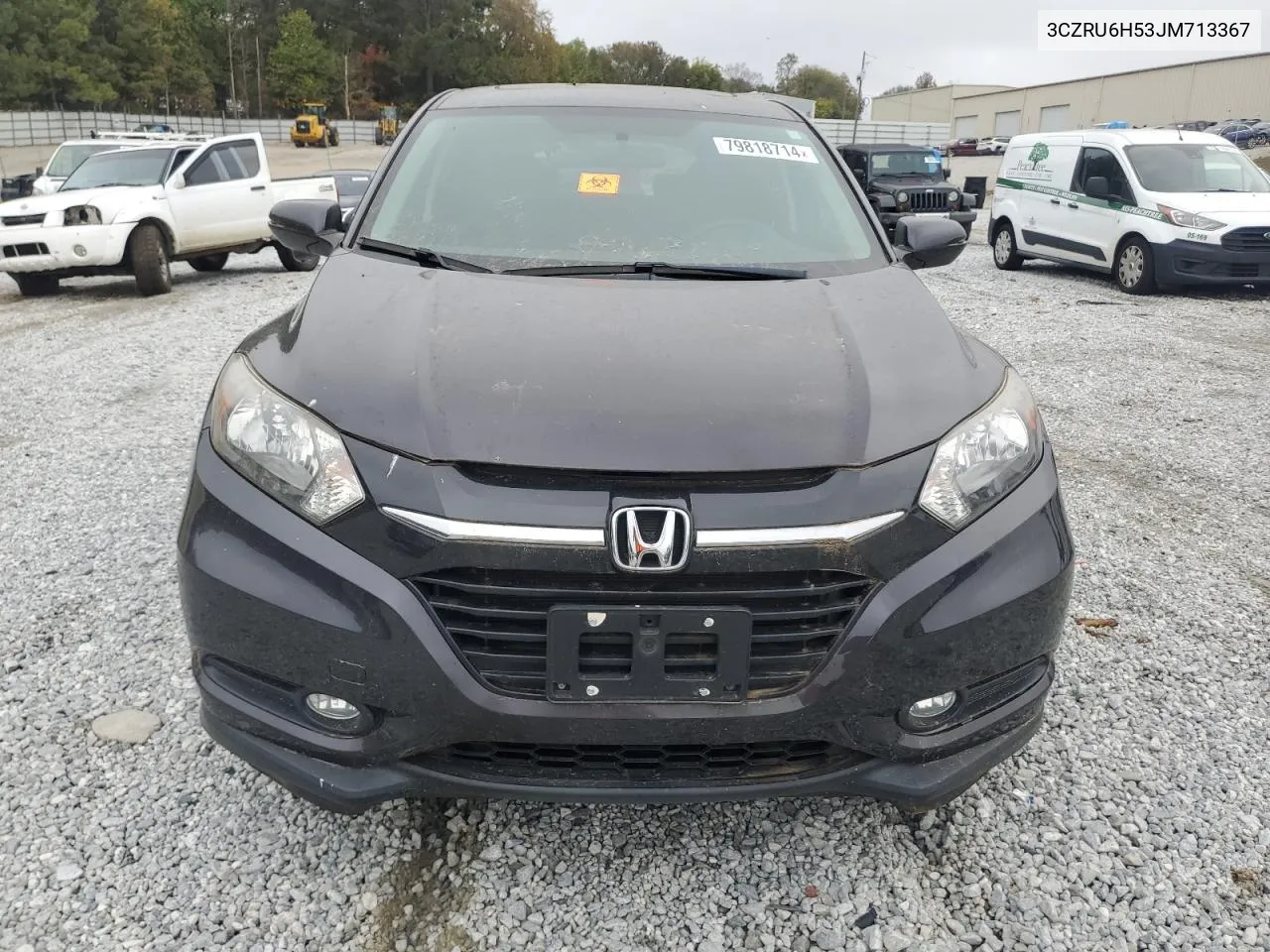 2018 Honda Hr-V Ex VIN: 3CZRU6H53JM713367 Lot: 79818714