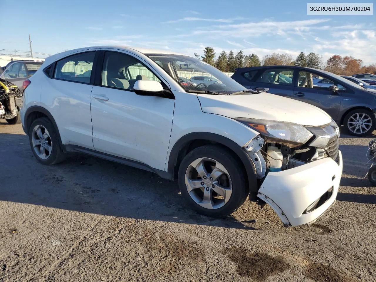 2018 Honda Hr-V Lx VIN: 3CZRU6H30JM700204 Lot: 79837054