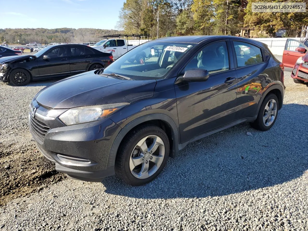 2018 Honda Hr-V Lx VIN: 3CZRU6H31JG724557 Lot: 80439064