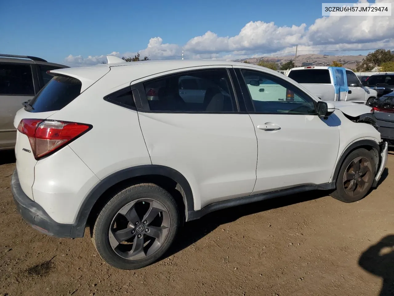 2018 Honda Hr-V Ex VIN: 3CZRU6H57JM729474 Lot: 80713864