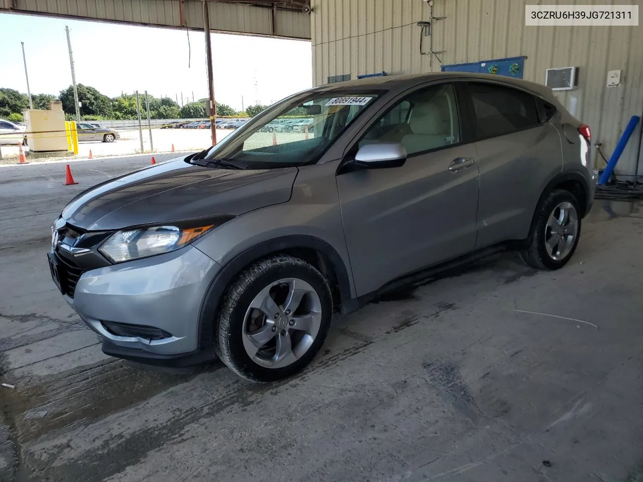 2018 Honda Hr-V Lx VIN: 3CZRU6H39JG721311 Lot: 80891944