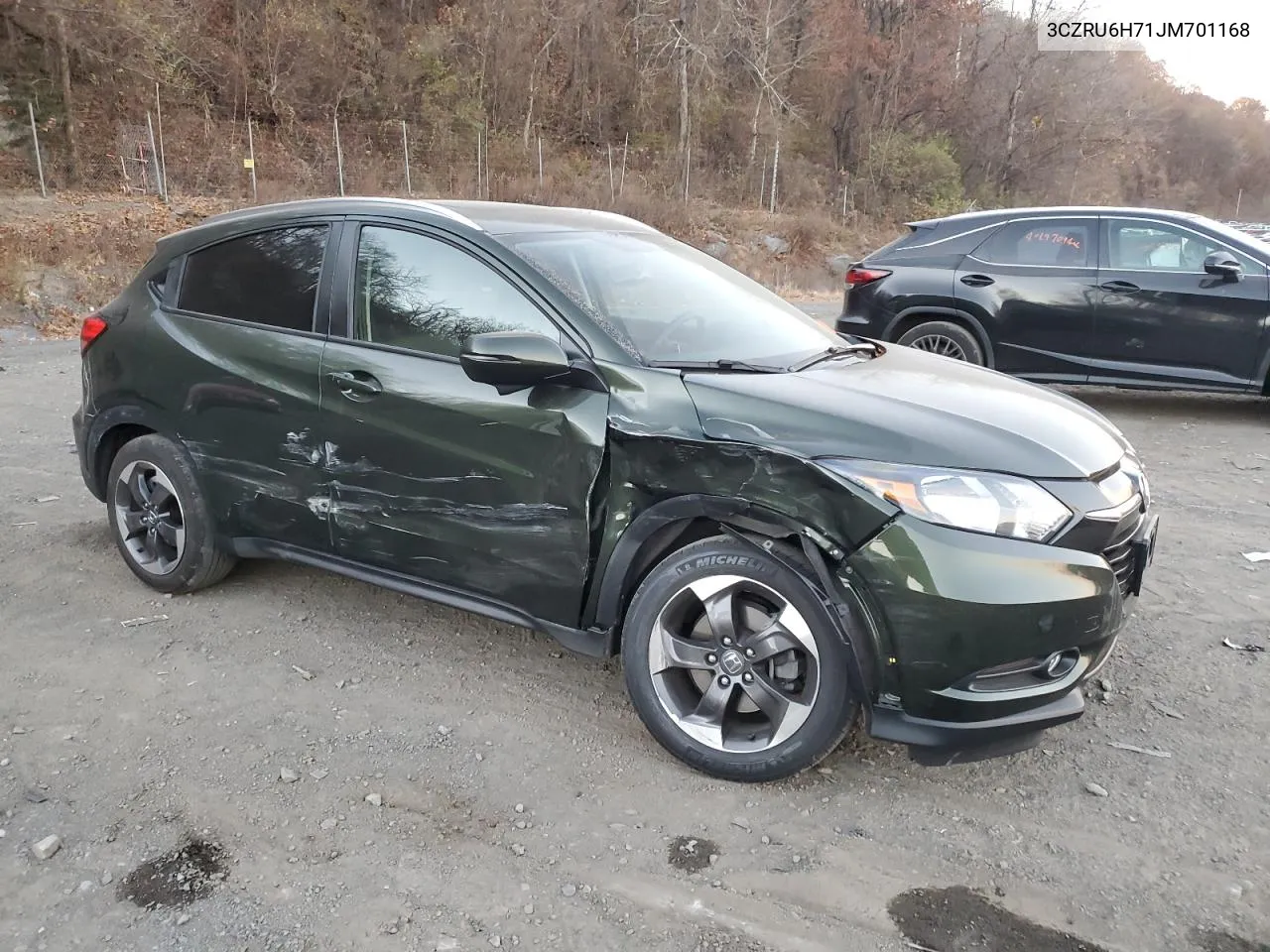 2018 Honda Hr-V Exl VIN: 3CZRU6H71JM701168 Lot: 80893024