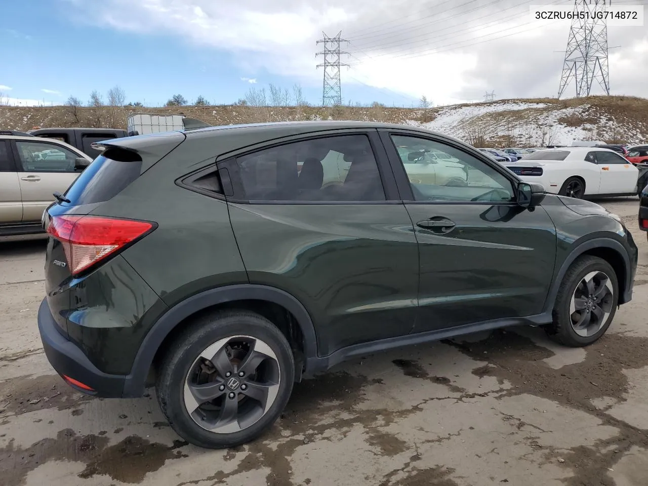 2018 Honda Hr-V Ex VIN: 3CZRU6H51JG714872 Lot: 81048144