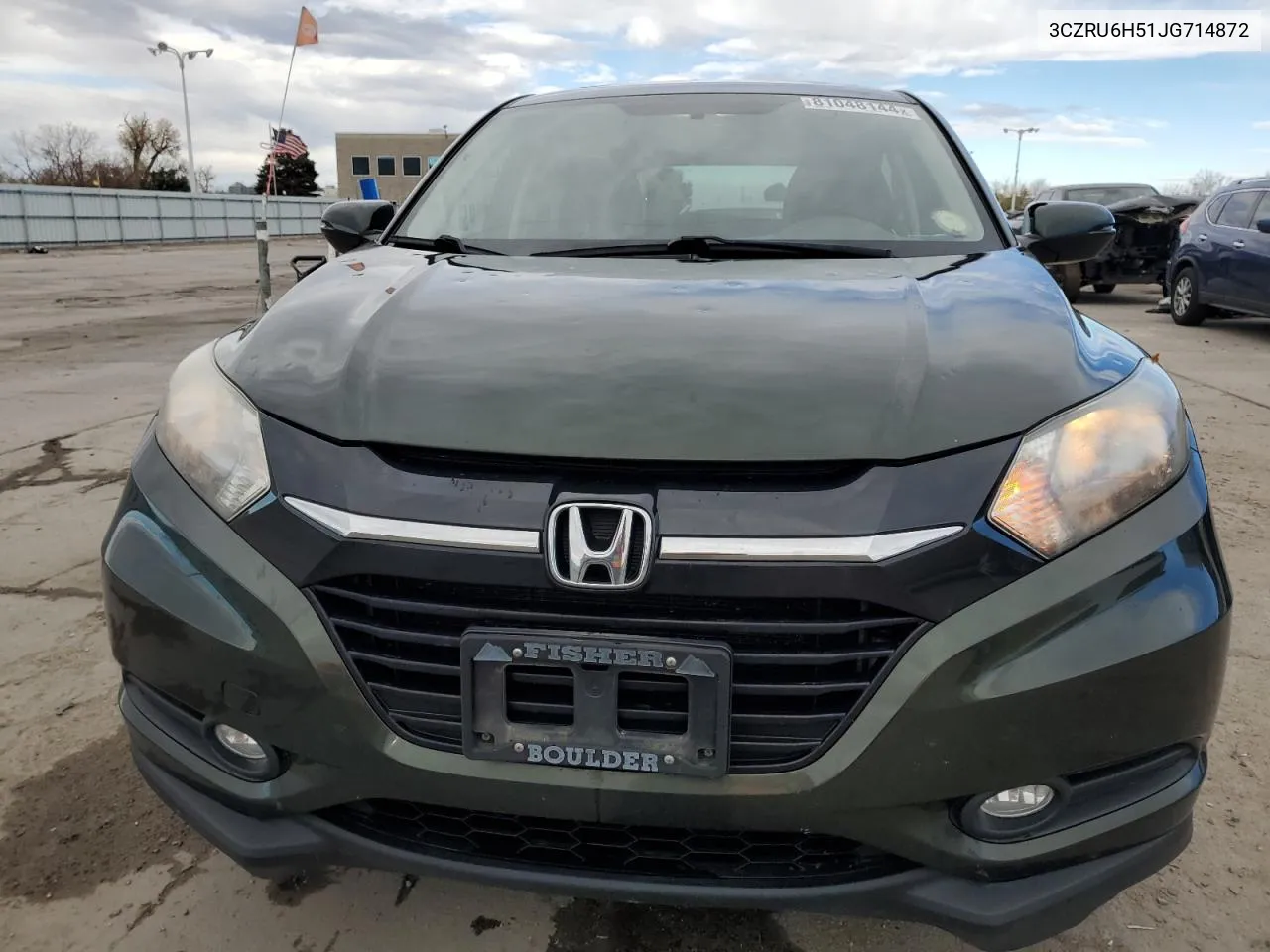 2018 Honda Hr-V Ex VIN: 3CZRU6H51JG714872 Lot: 81048144