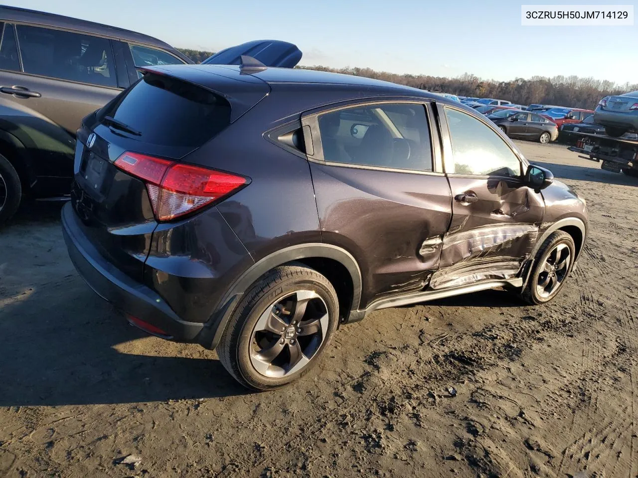 2018 Honda Hr-V Ex VIN: 3CZRU5H50JM714129 Lot: 81501354