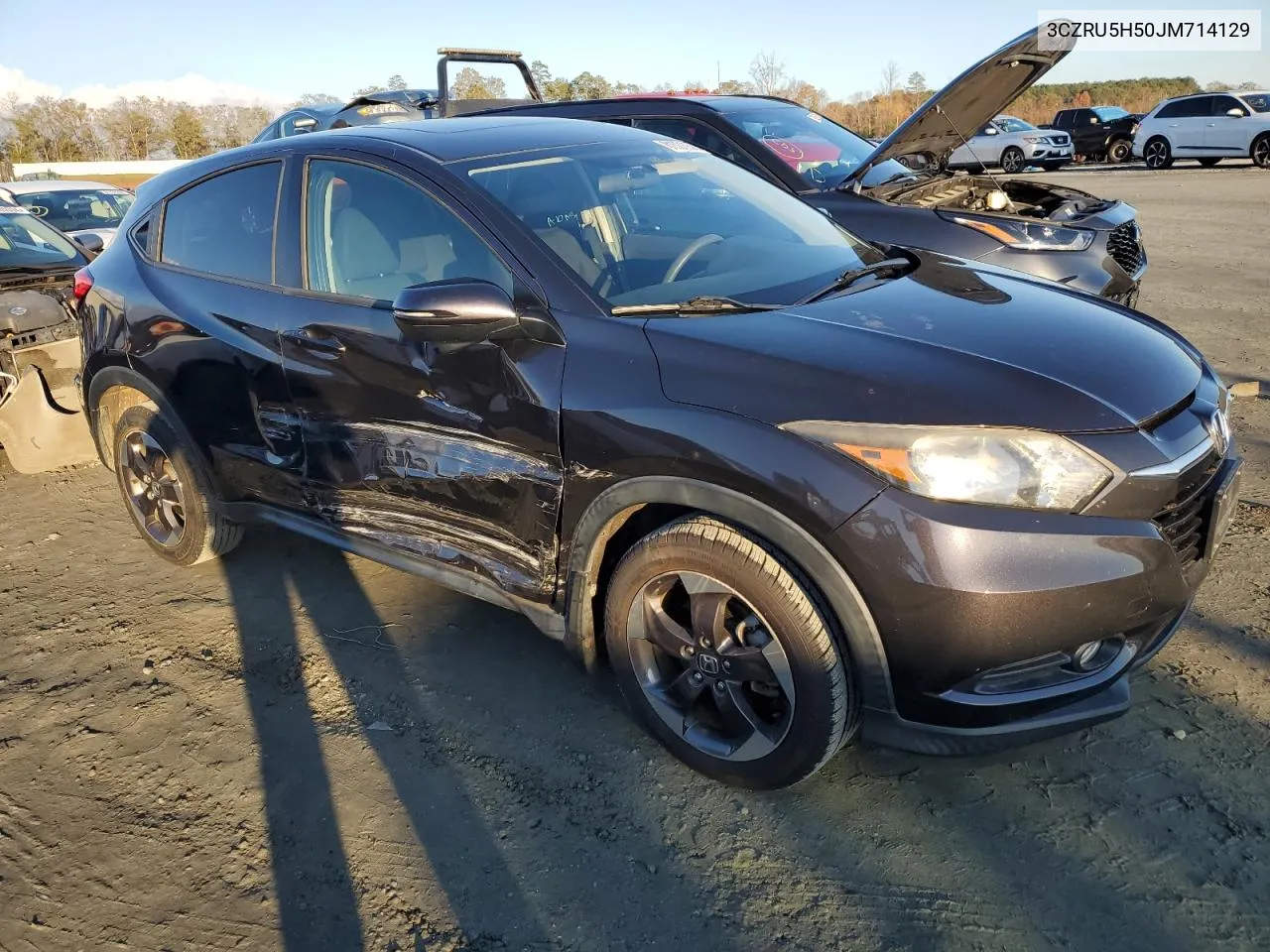 2018 Honda Hr-V Ex VIN: 3CZRU5H50JM714129 Lot: 81501354