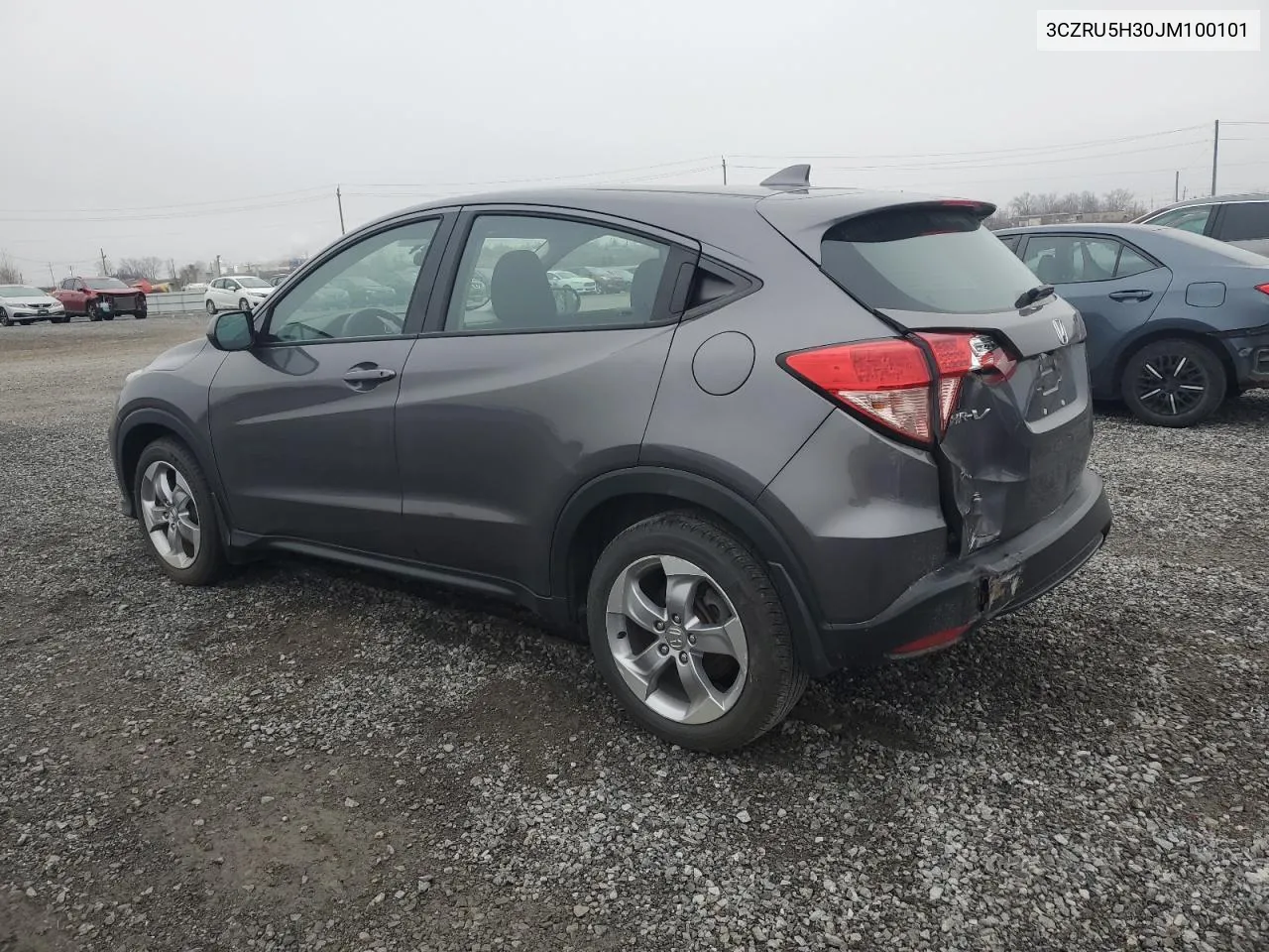 2018 Honda Hr-V Lx VIN: 3CZRU5H30JM100101 Lot: 81735034