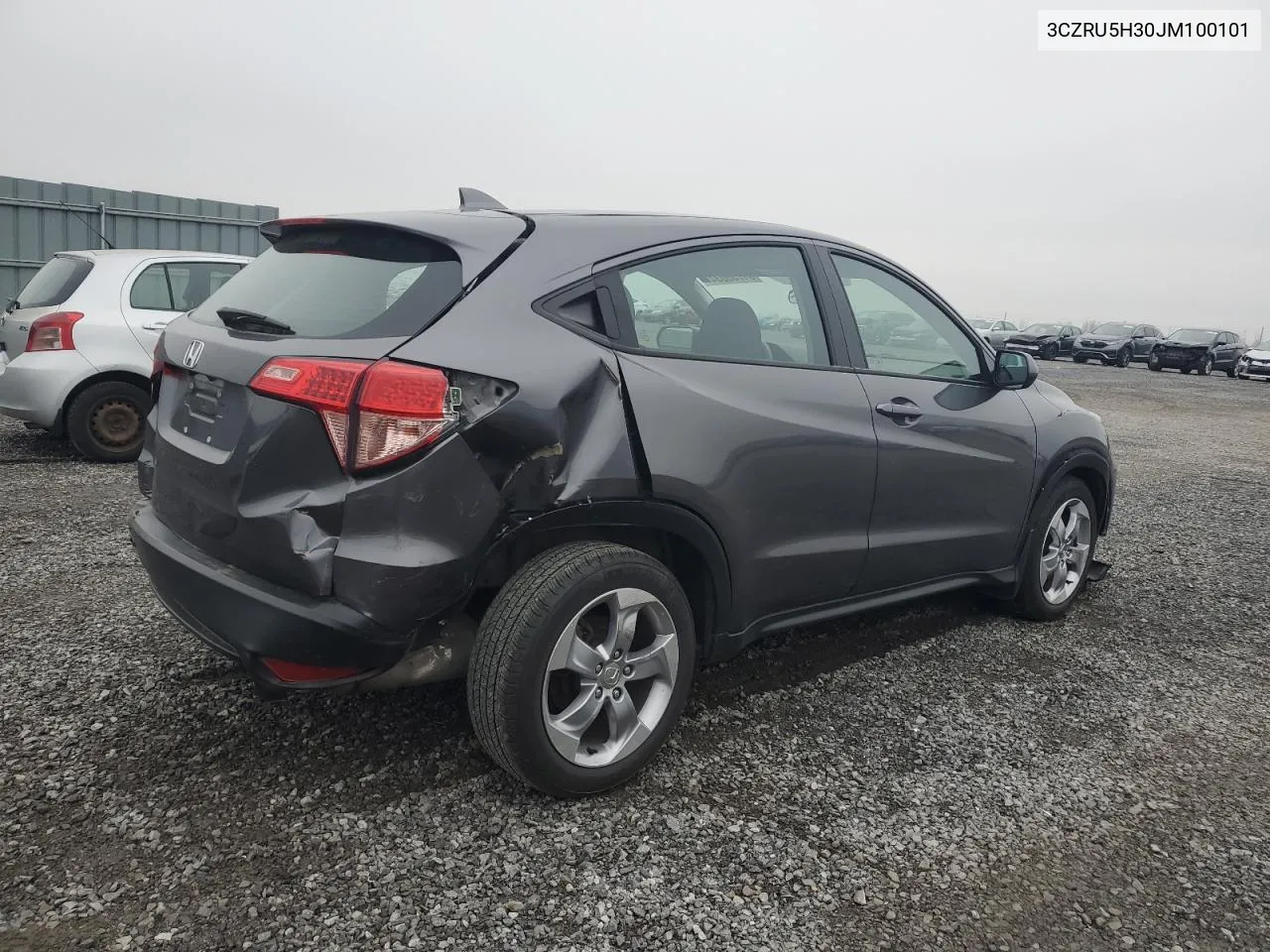 2018 Honda Hr-V Lx VIN: 3CZRU5H30JM100101 Lot: 81735034