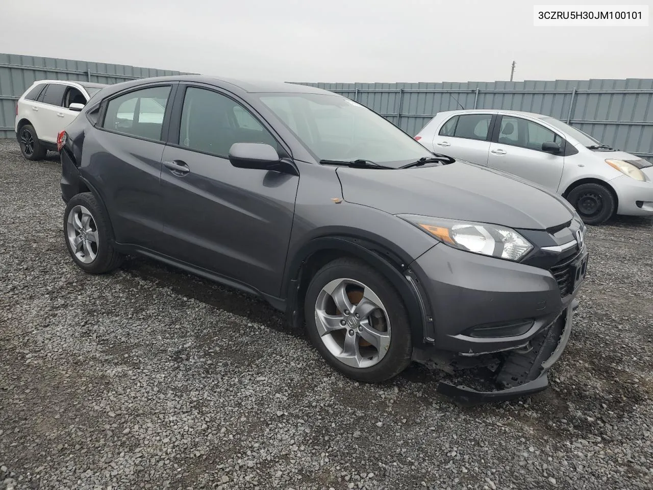 2018 Honda Hr-V Lx VIN: 3CZRU5H30JM100101 Lot: 81735034