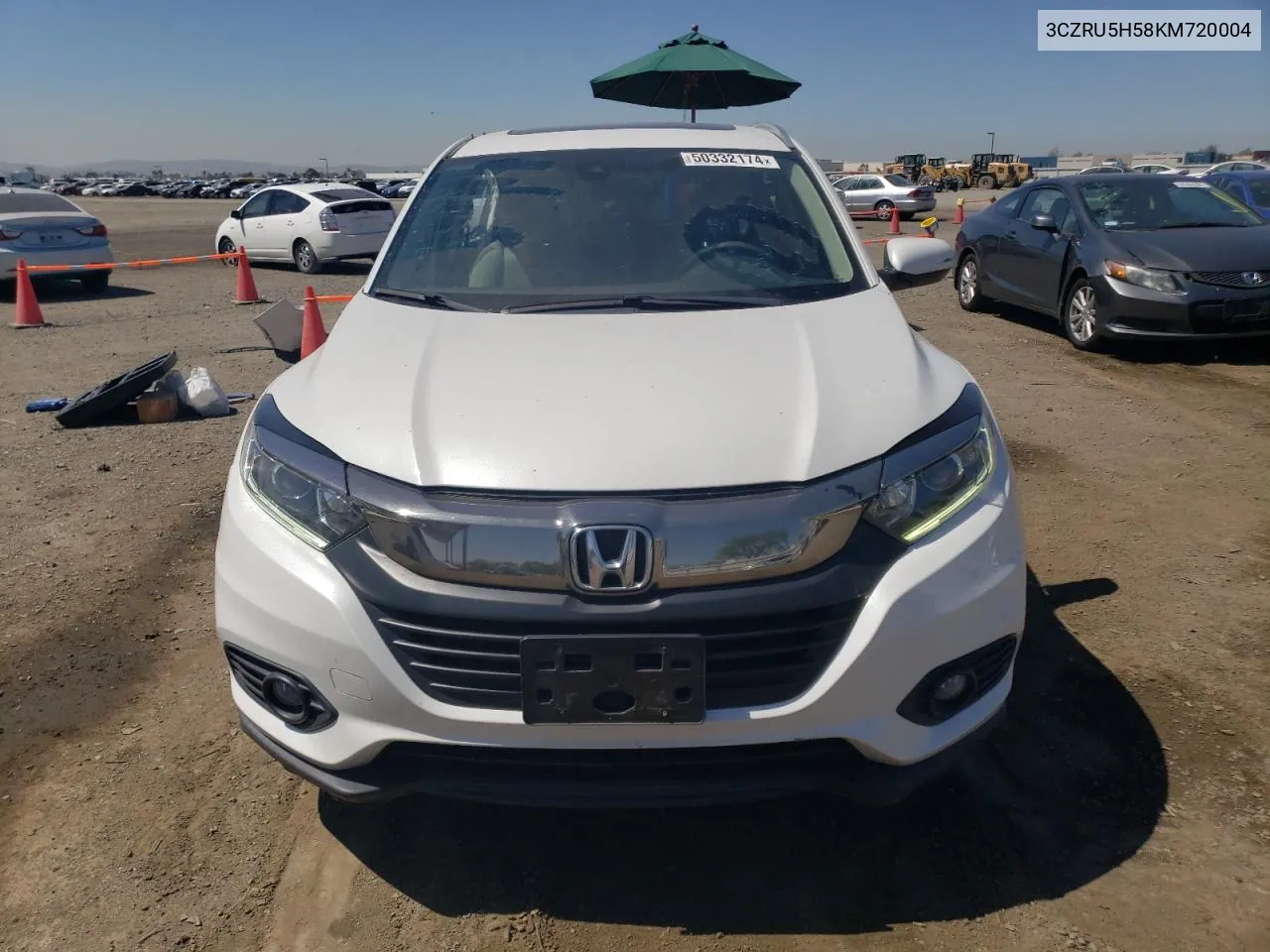 2019 Honda Hr-V Ex VIN: 3CZRU5H58KM720004 Lot: 50332174