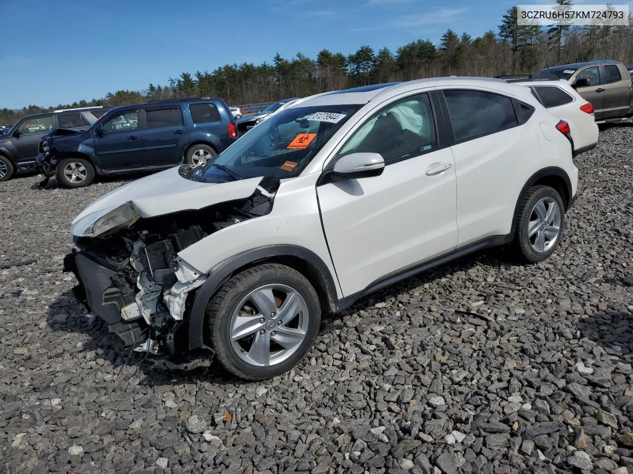 3CZRU6H57KM724793 2019 Honda Hr-V Ex