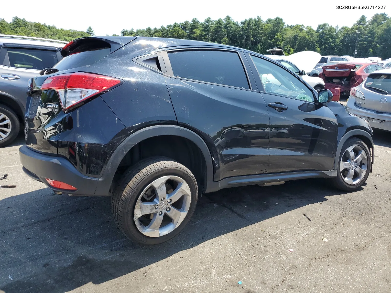 2019 Honda Hr-V Lx VIN: 3CZRU6H35KG714227 Lot: 63007734