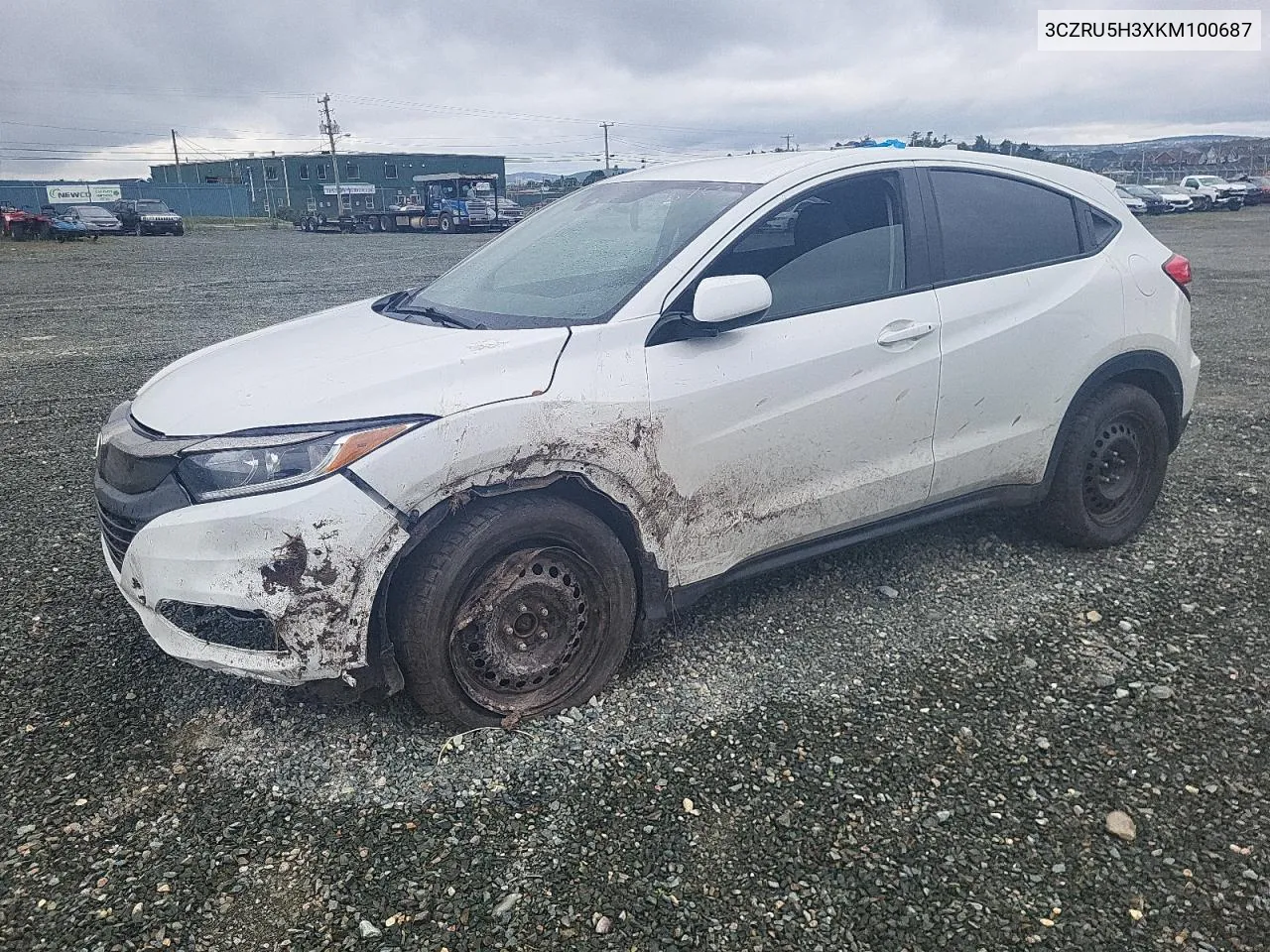 2019 Honda Hr-V Lx VIN: 3CZRU5H3XKM100687 Lot: 64576334