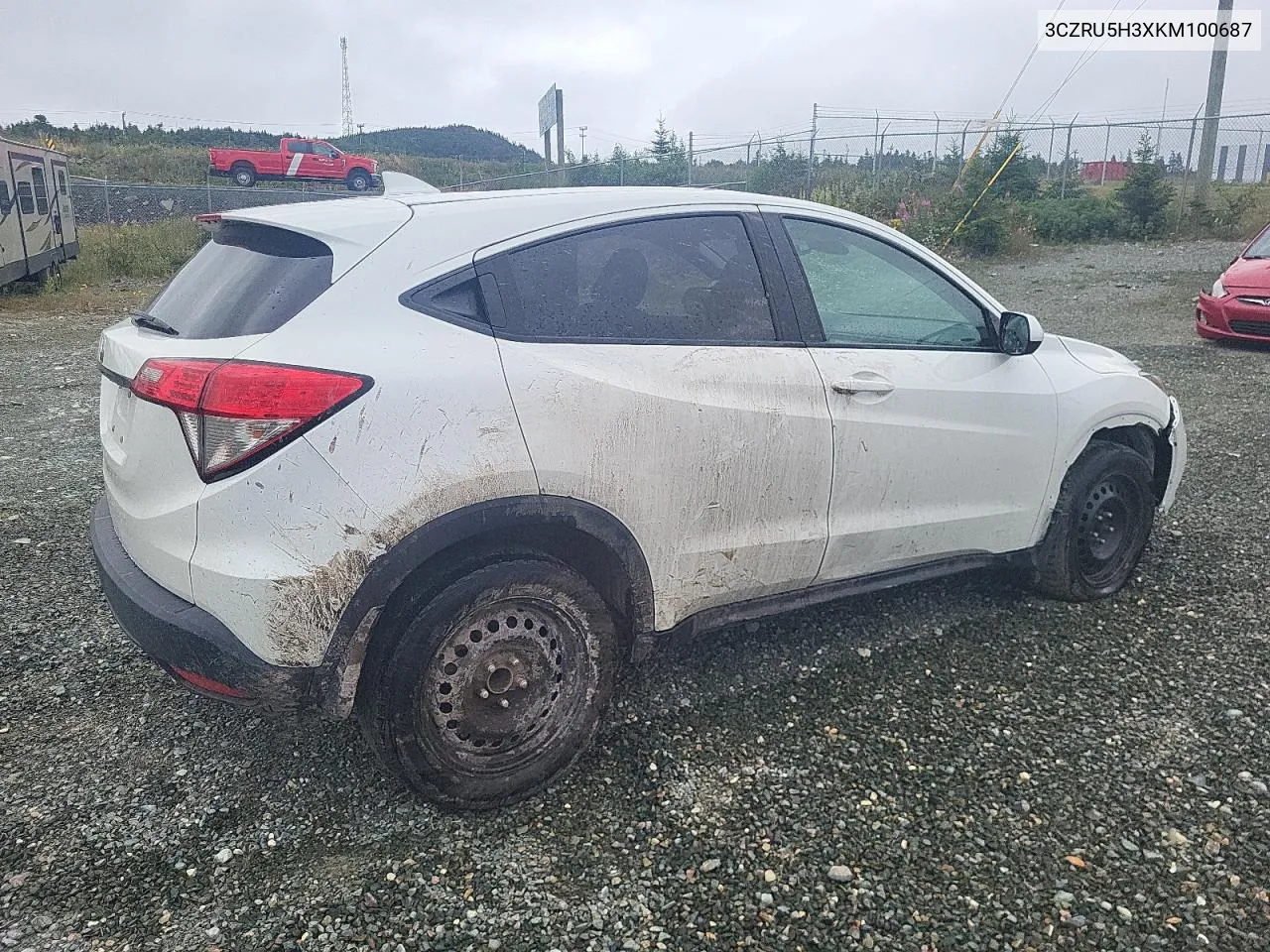 2019 Honda Hr-V Lx VIN: 3CZRU5H3XKM100687 Lot: 64576334